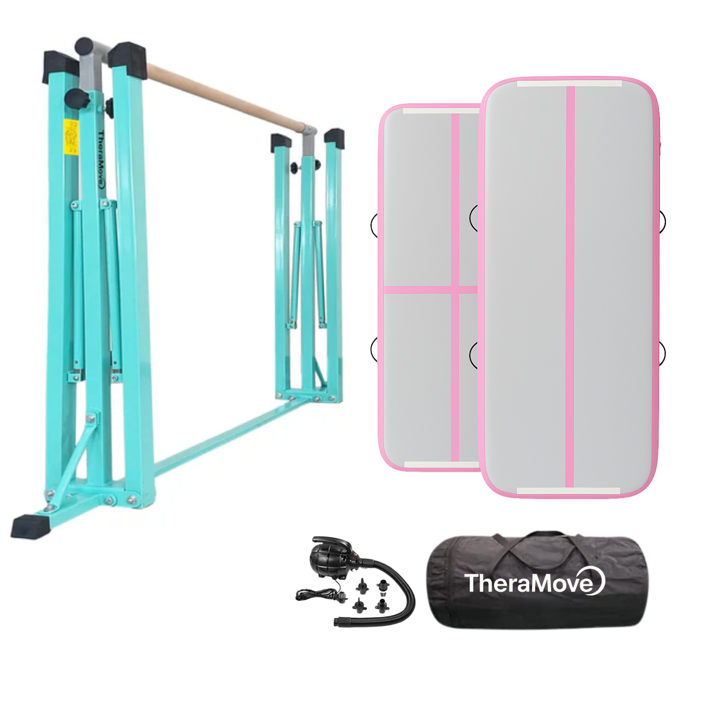 Pack Dual Rosa Calipso Plegable - Barra Plegable + Air Track 4M