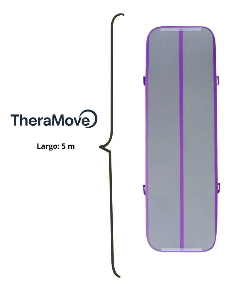 Colchoneta Air Track 5m*10*1.0cm TheraMove Morado Seminuevo