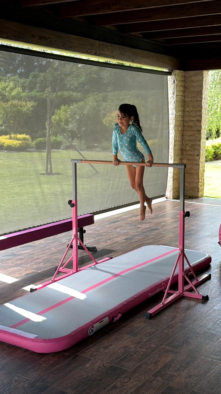 Barra de Gimnasia TheraMove Pink 90 a 150 cm Ajustable