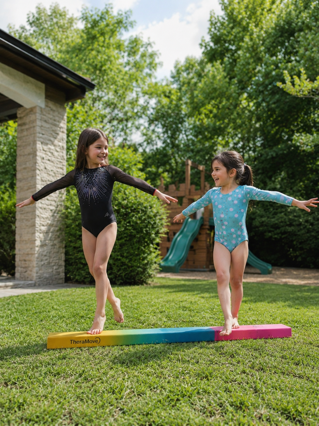Viga de Equilibrio Plegable para Gimnasia Artística Infantil | 2,44 m | TheraMove