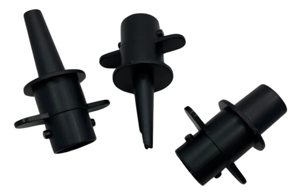 Inflador Eléctrico Air Track Portátil Negro 3 Boquillas