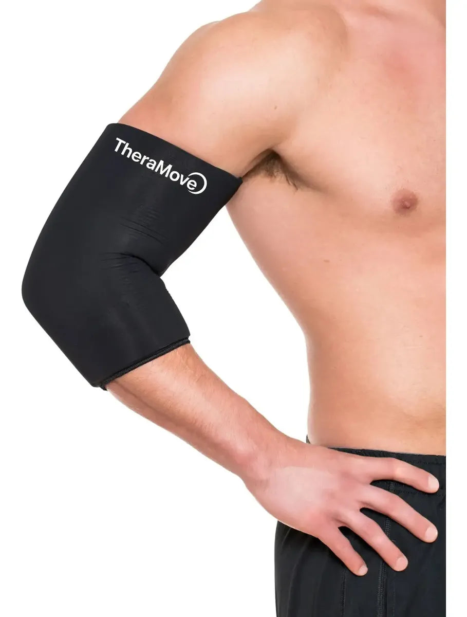 Manga de Compresión con Gel Frío/Calor para Rodilla y Brazo | Alivia Dolor y Lesiones | TheraMove