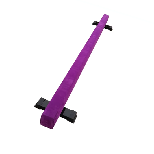 Viga de Gimnasia Ajustable 3 m Altura Regulable Morado