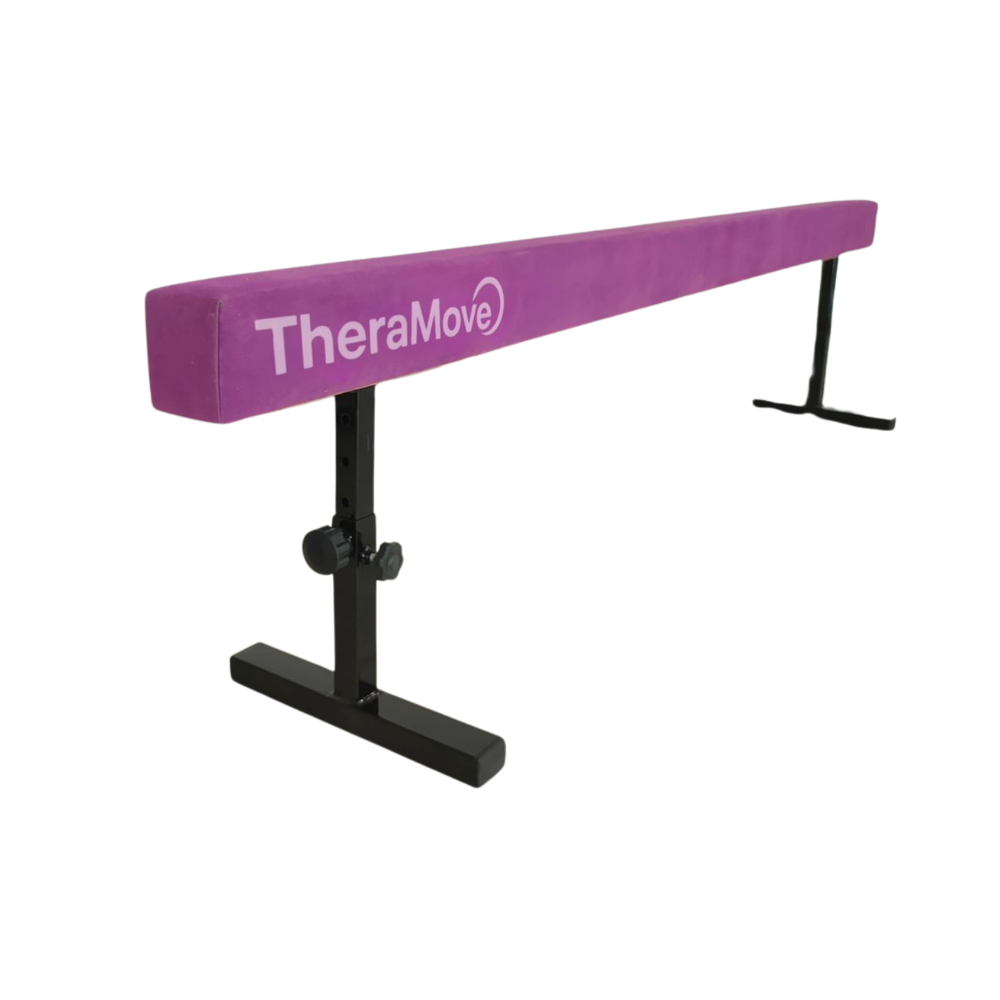 Viga de Gimnasia Ajustable 3 m Altura Regulable Morado