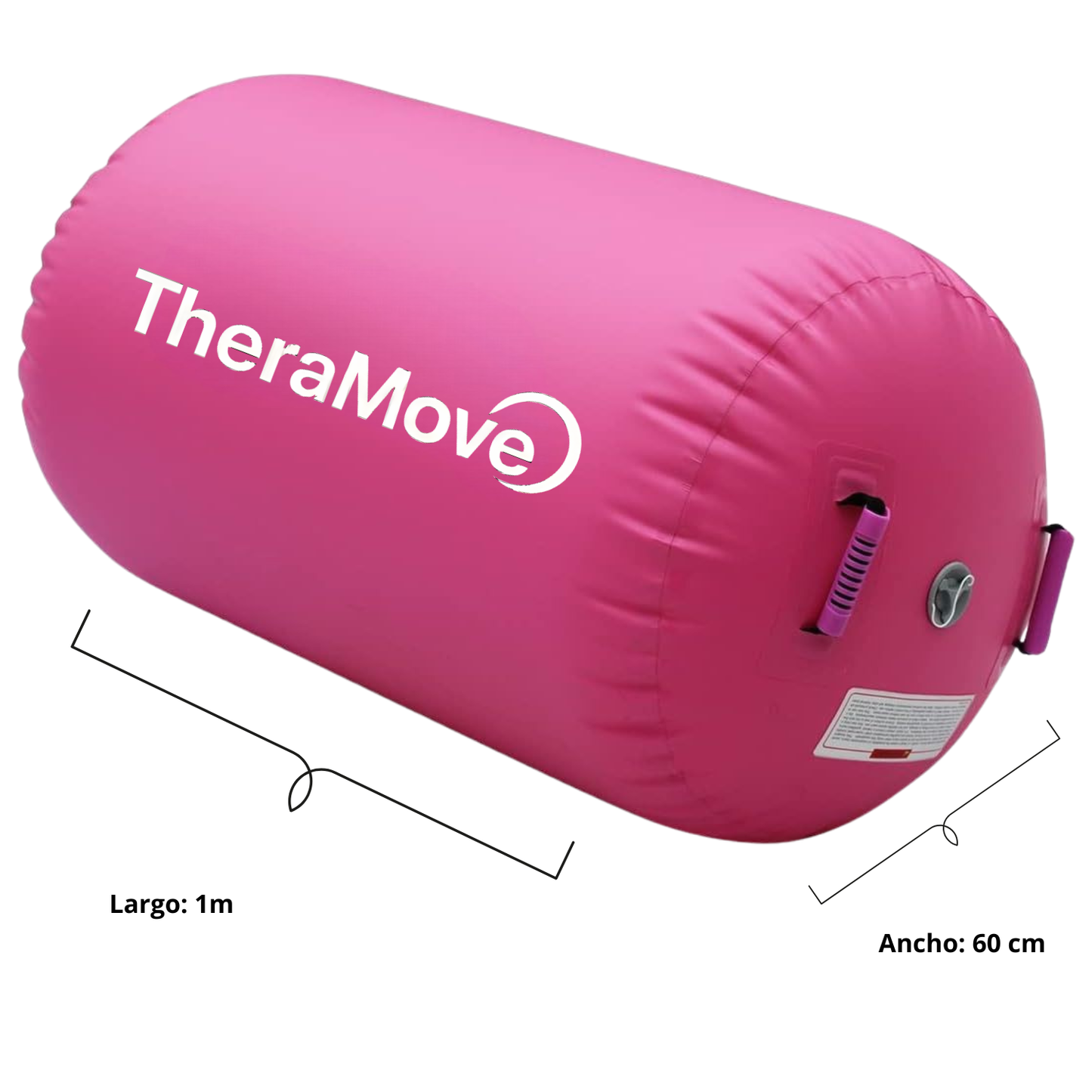 Air Roll TheraMove 1 m ×60 cm Rosado