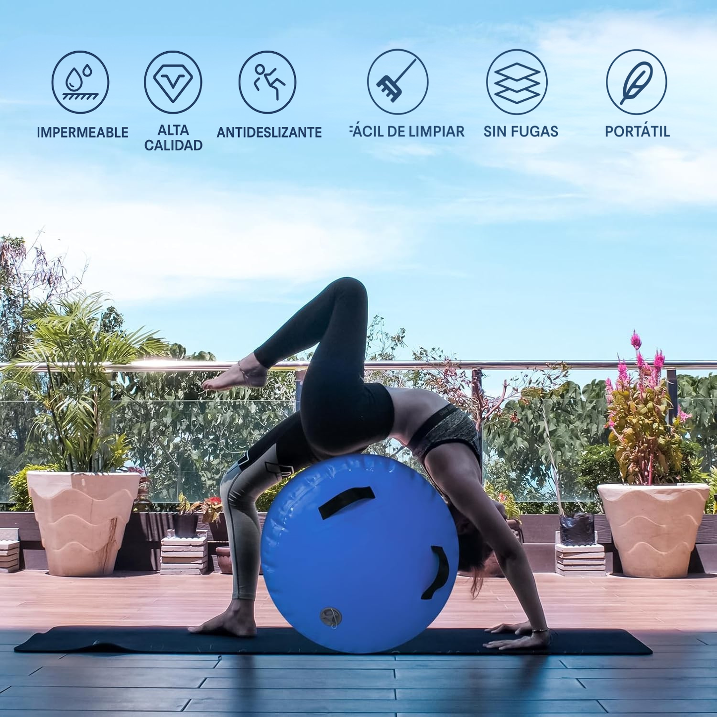 Air Roll TheraMove 1m × 60cm Celeste