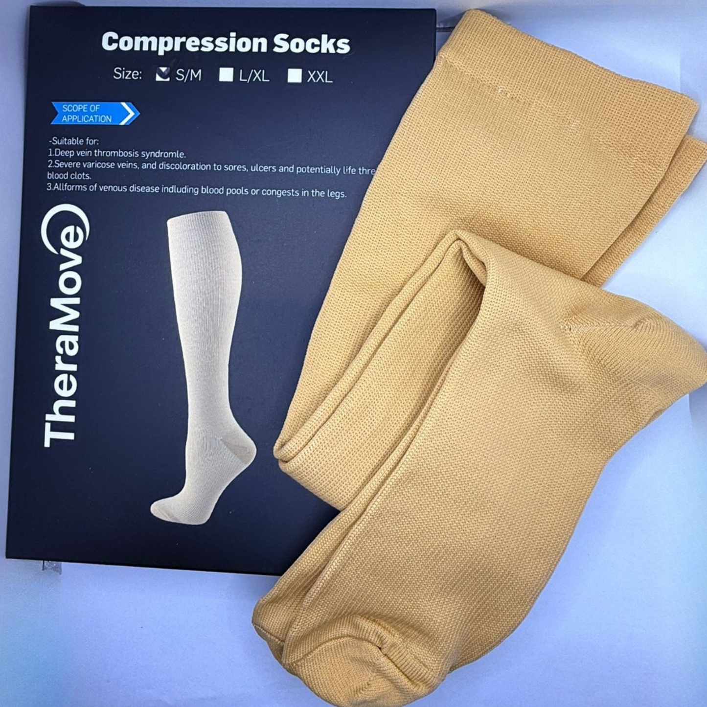 Calcetas de Compresión Médica TheraMove Talla L/XL