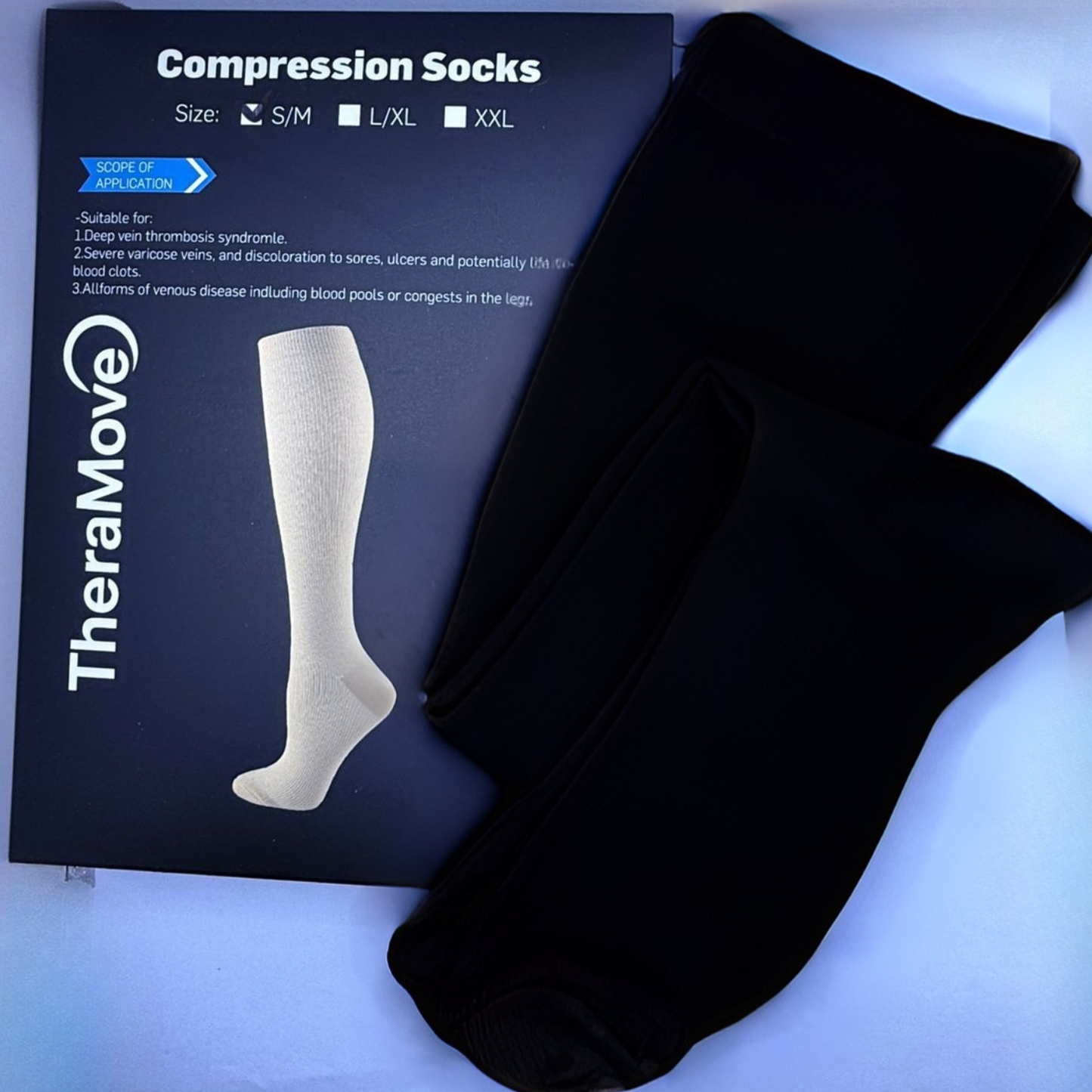 Calcetas de Compresión Médica TheraMove Talla S/M