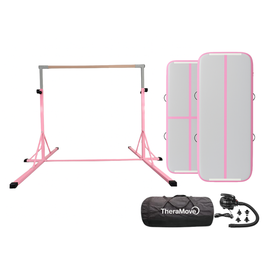 Pack Rosa Dual 3M - Entrenamiento Barra Ajustable + Air Track 3M