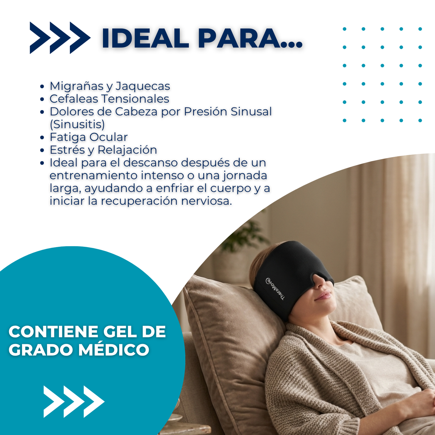 Pack Recuperación Muñequera + Gel ICE Cabeza