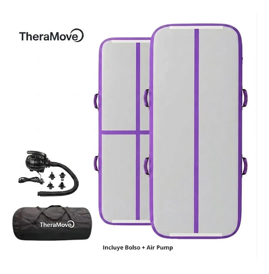 Colchoneta Air Track 5m*10*1.0cm TheraMove Morado Seminuevo